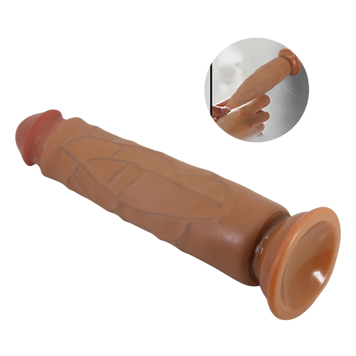 Consolador realista Barbara – con ventosa, nude | Baile