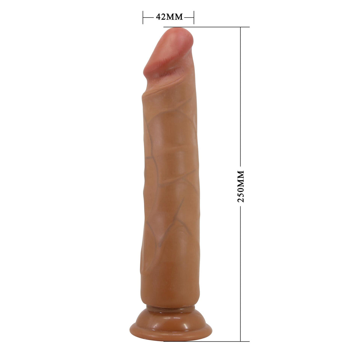 Consolador realista Barbara – con ventosa, nude | Baile