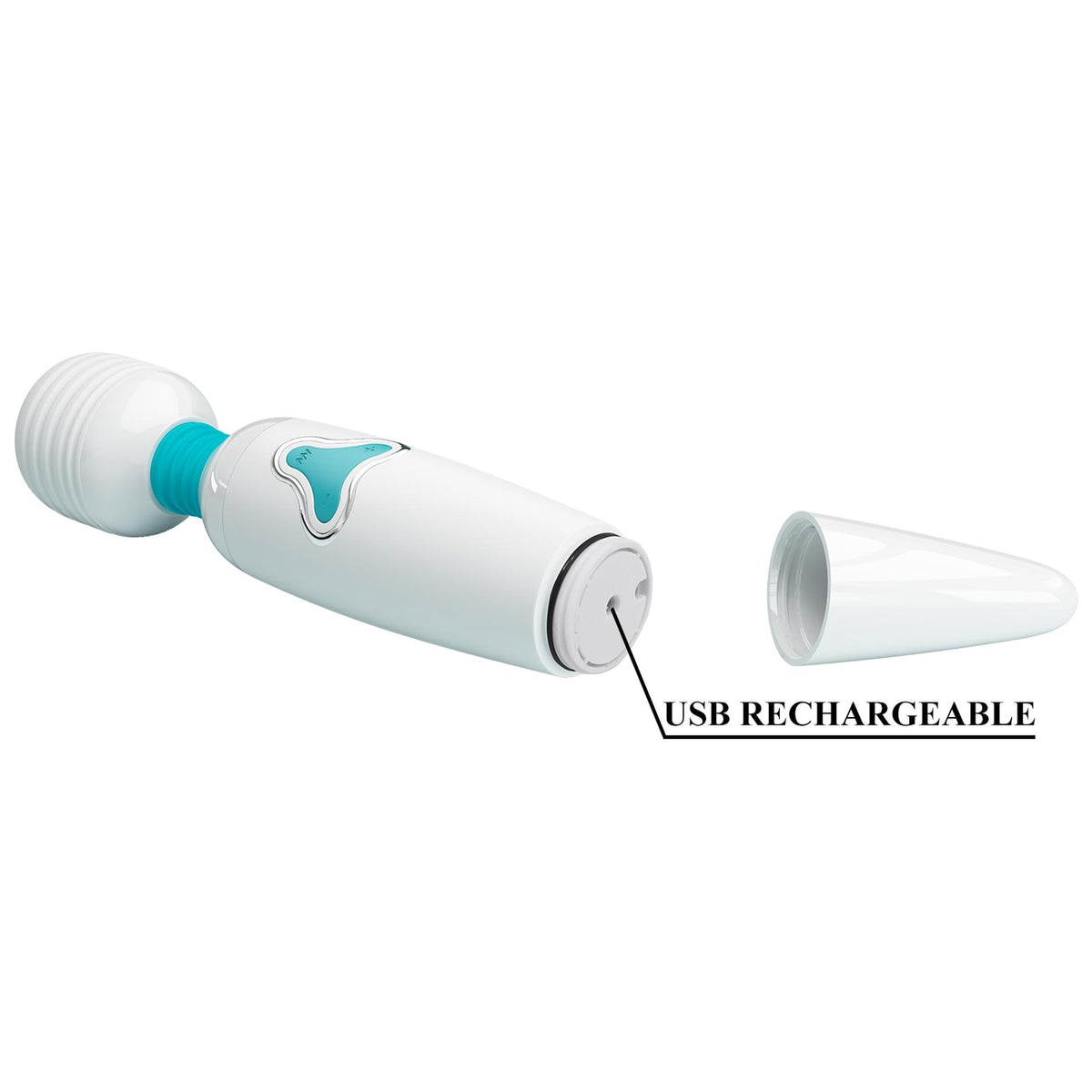 Wand massager Cloud Stavros The Great 7 functions – rechargeable, white | Pretty Love