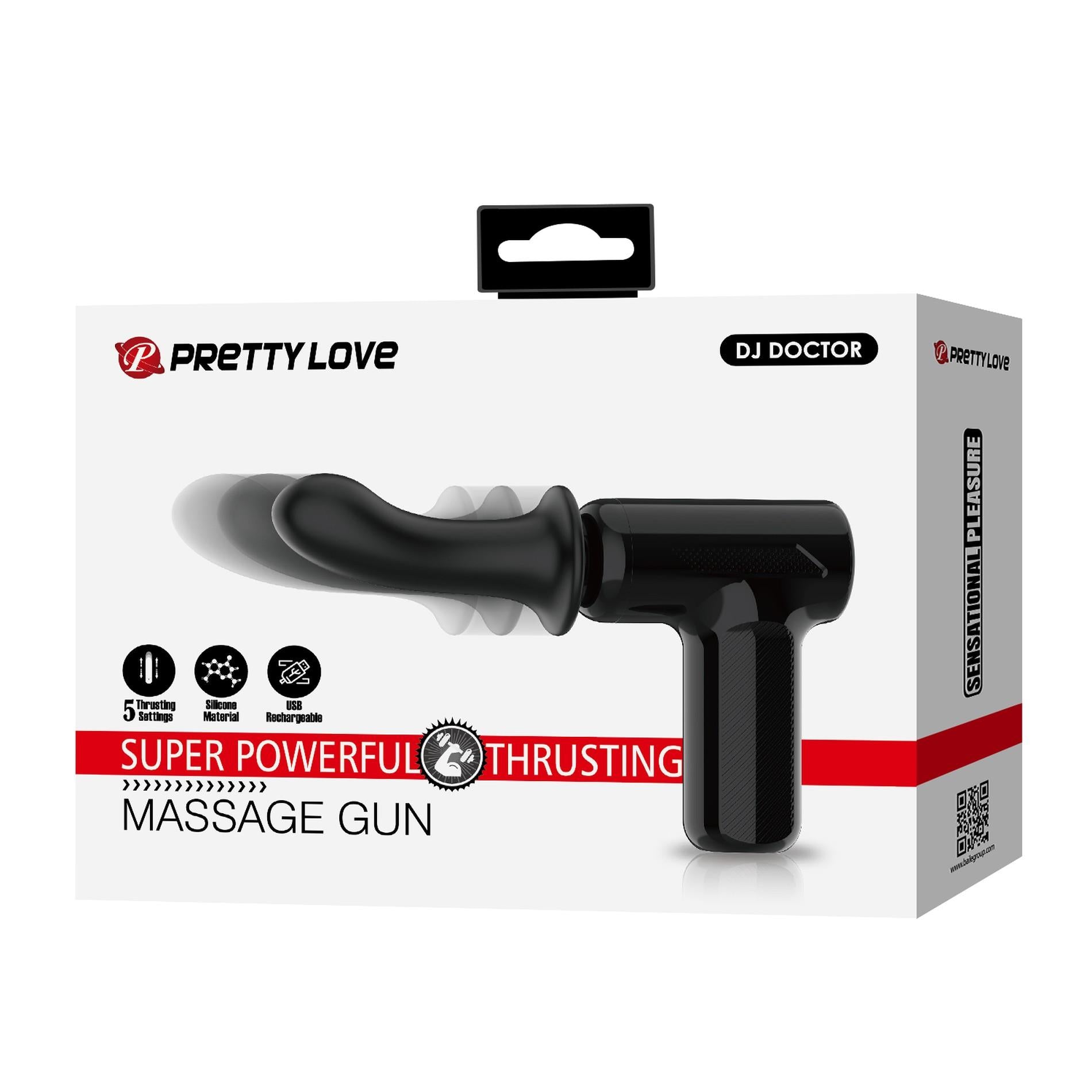 PRETTY LOVE - Dj Doctor, Pistolet de massage, Silicone ABS