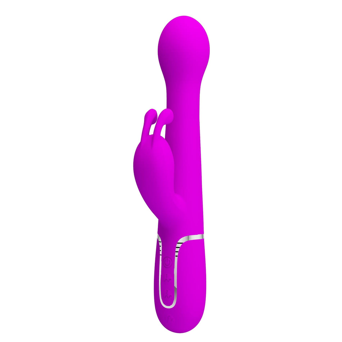 Vibrador rabbit Dejon Twinkled Tenderness 7 funções – com impulso, rotativo, fúcsia | Pretty Love