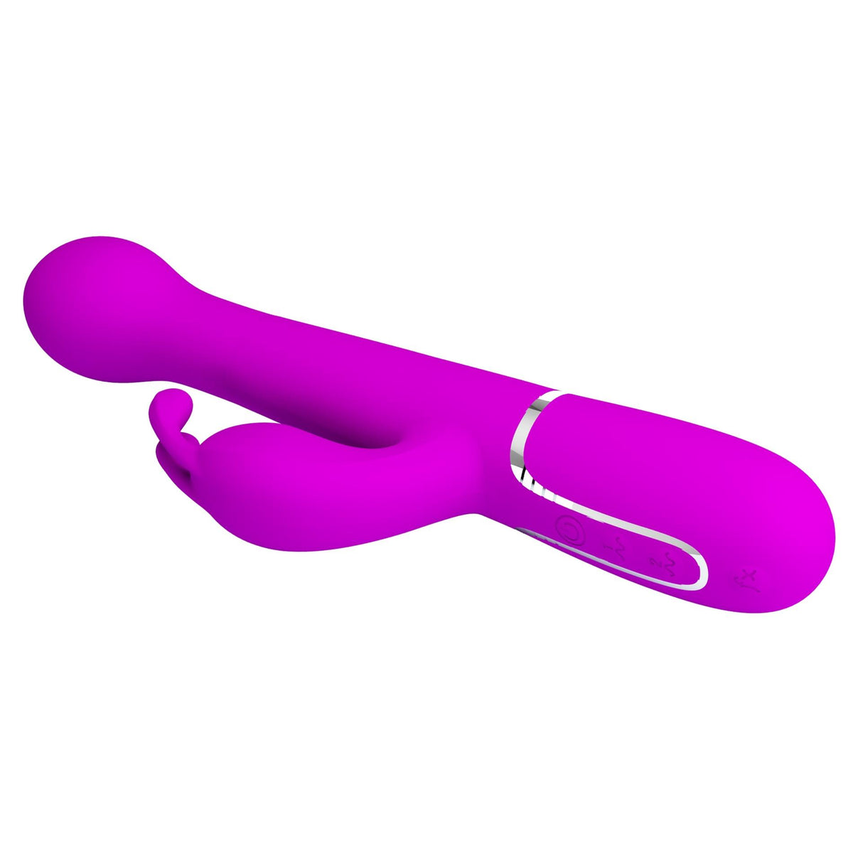 Vibrador rabbit Dejon Twinkled Tenderness 7 funções – com impulso, rotativo, fúcsia | Pretty Love