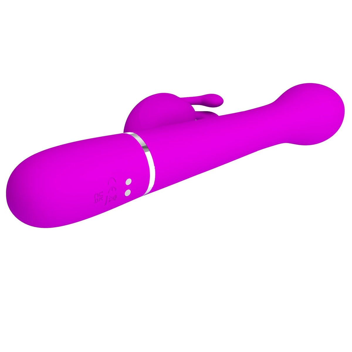 Vibrador rabbit Dejon Twinkled Tenderness 7 funções – com impulso, rotativo, fúcsia | Pretty Love