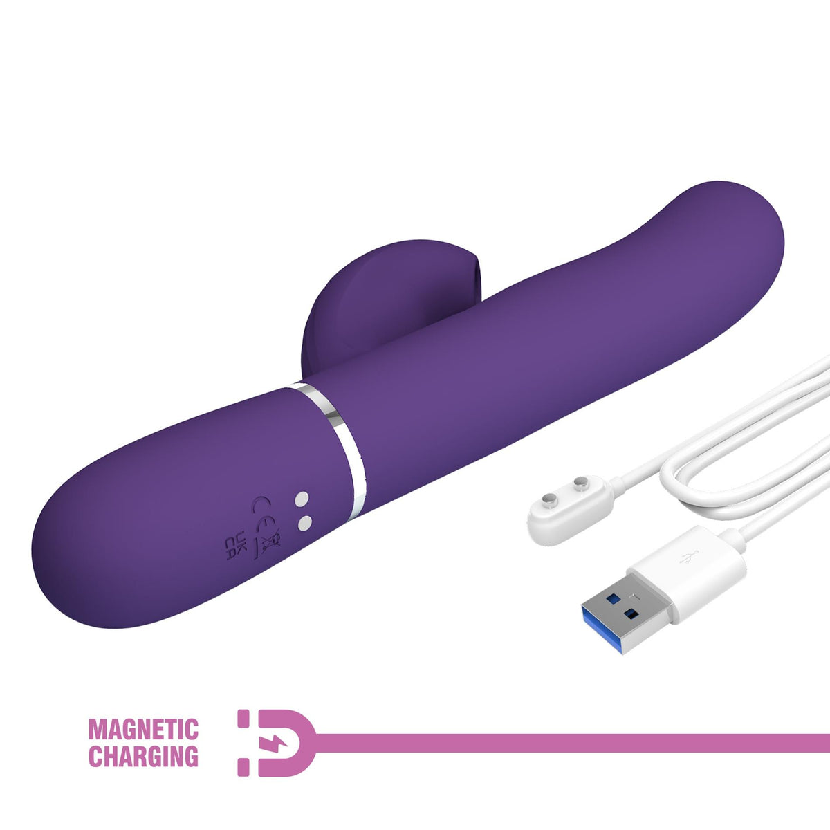Vibromasseur rabbit Twinkled Tenderness 7 tapping – rechargeable BW-500015-2 | Pretty Love