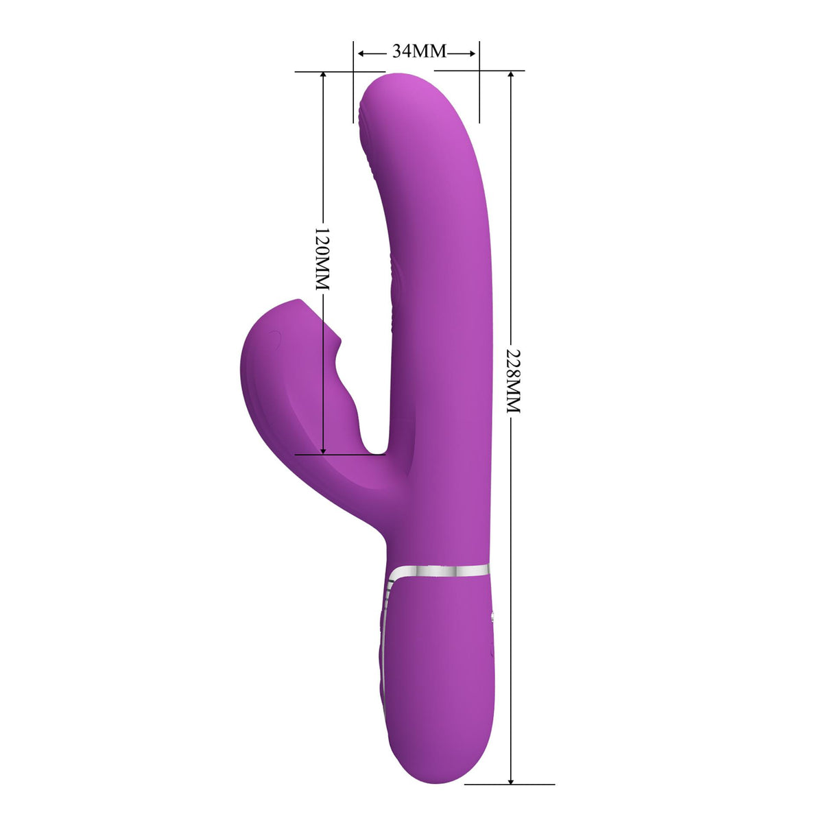 Vibromasseur rabbit Twinkled Tenderness 7 tapping – rechargeable BW-500015 | Pretty Love