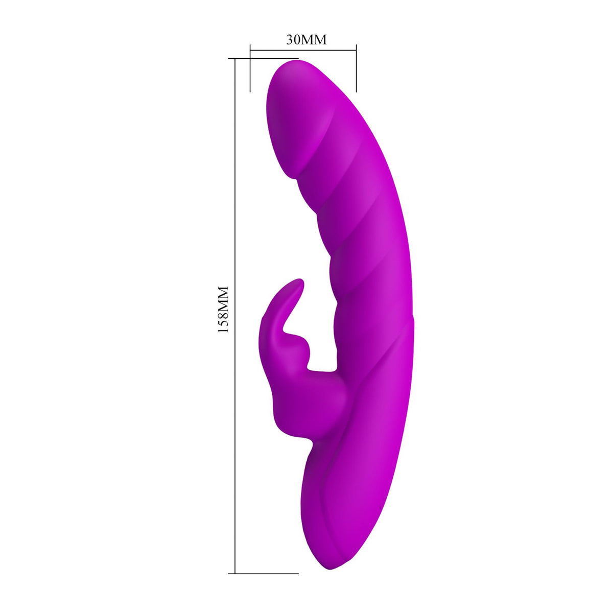 Vibrador rabbit Monica – fúcsia | Pretty Love