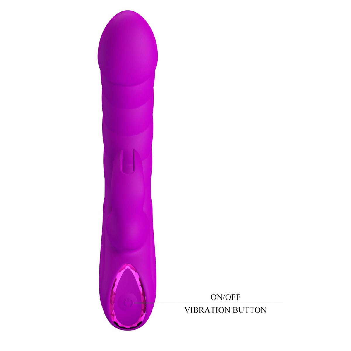 Vibrador rabbit Monica – fúcsia | Pretty Love