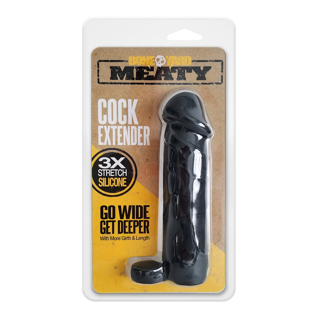 Funda para el pene Meaty – negra | Boneyard