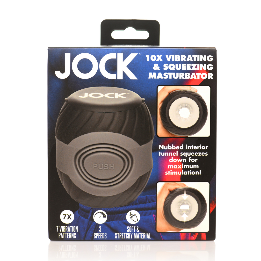 Masturbador Squeezing 10X 3 velocidades – preto | Curve Toys
