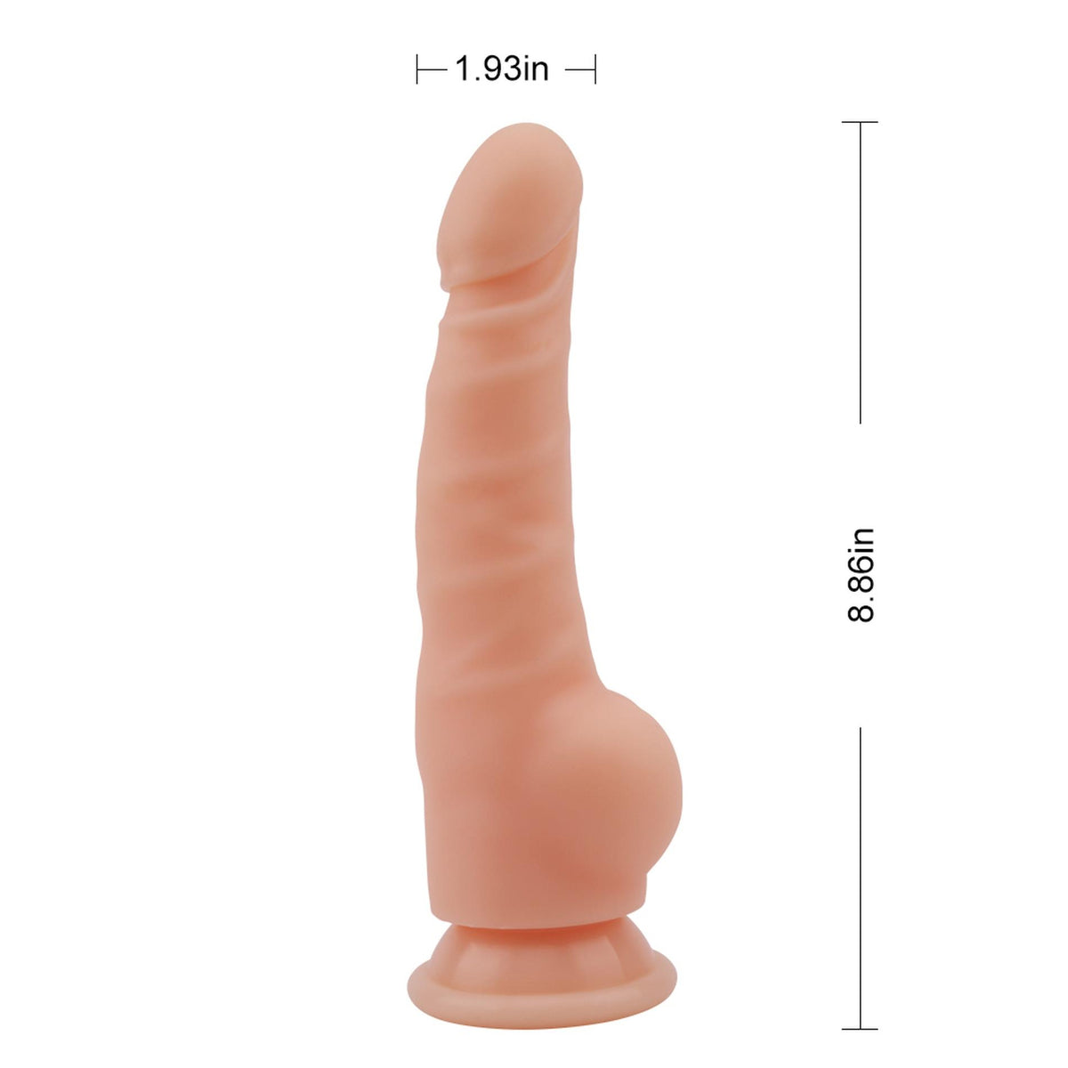 Dildo realistico Sailor – con ventosa, nude | Nakedlegend