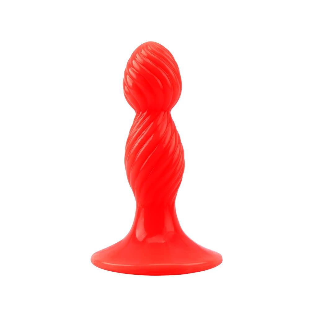 Plug anal Wave Probe – vermelho | Hot Storm