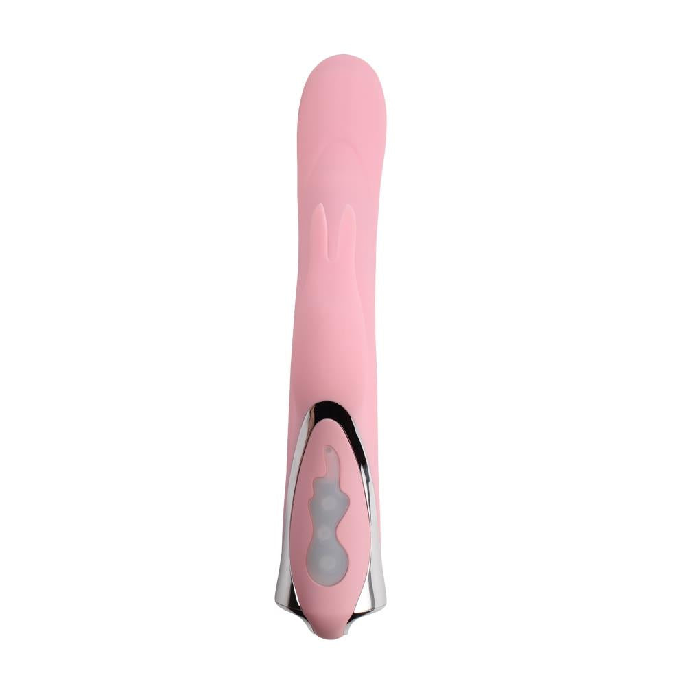 Vibrador rabbit Missile – rotatorio, rosa | Aphrovibe