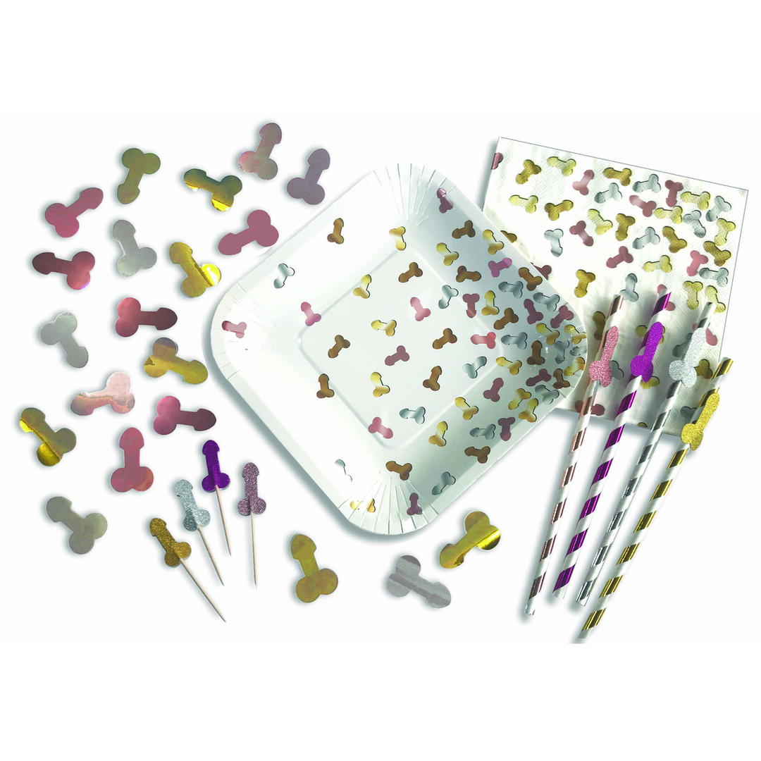Gag gift Glitterati Party Plates | Little Genie Productions