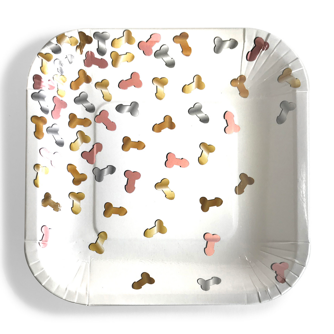 Gag gift Glitterati Party Plates | Little Genie Productions