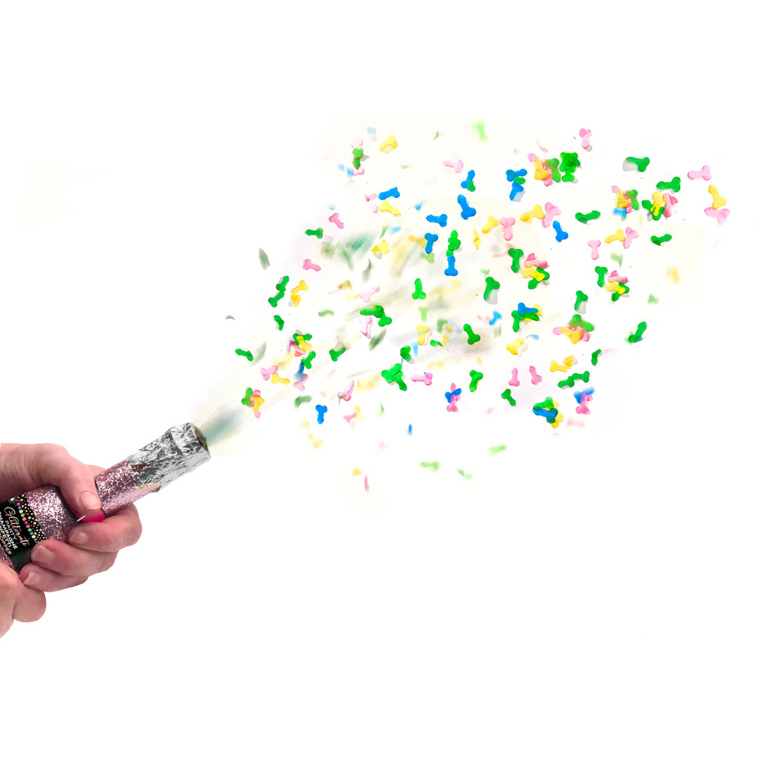 Material punto de venta Glitterati Confetti Display – morado | Little Genie Productions