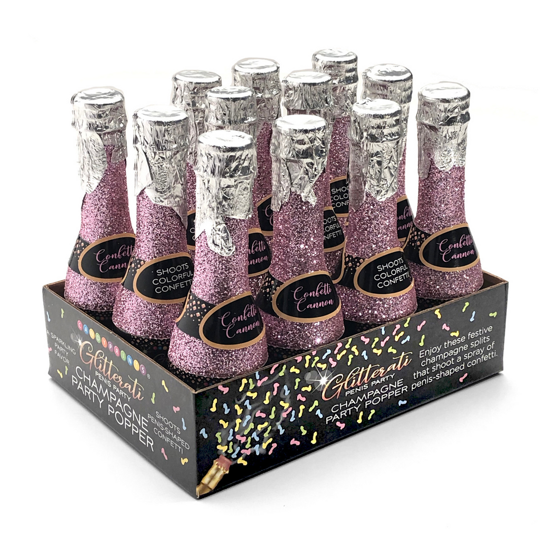 Material punto de venta Glitterati Confetti Display – morado | Little Genie Productions
