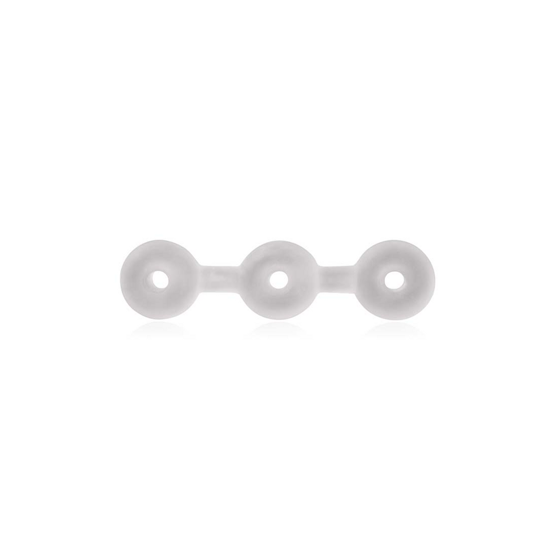 Anillo para el pene Triple Donut – blanco | PerfectFitBrand