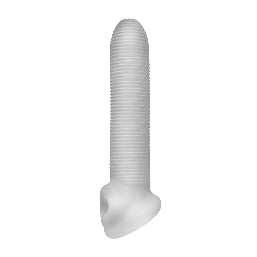 Dildo Fat Boy Micro Sheath 20 cm – riscaldante, trasparente