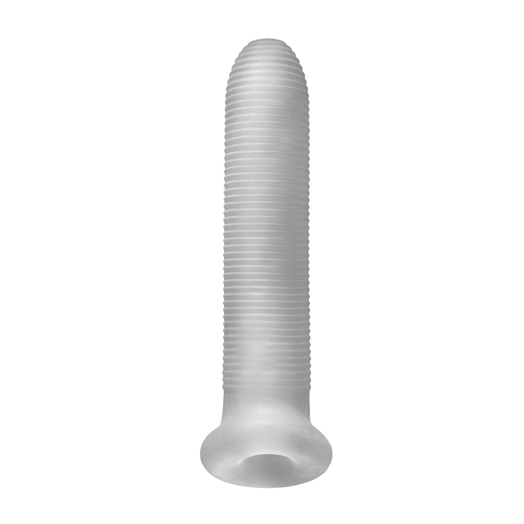 Dildo Fat Boy Micro Sheath 20 cm – riscaldante, trasparente