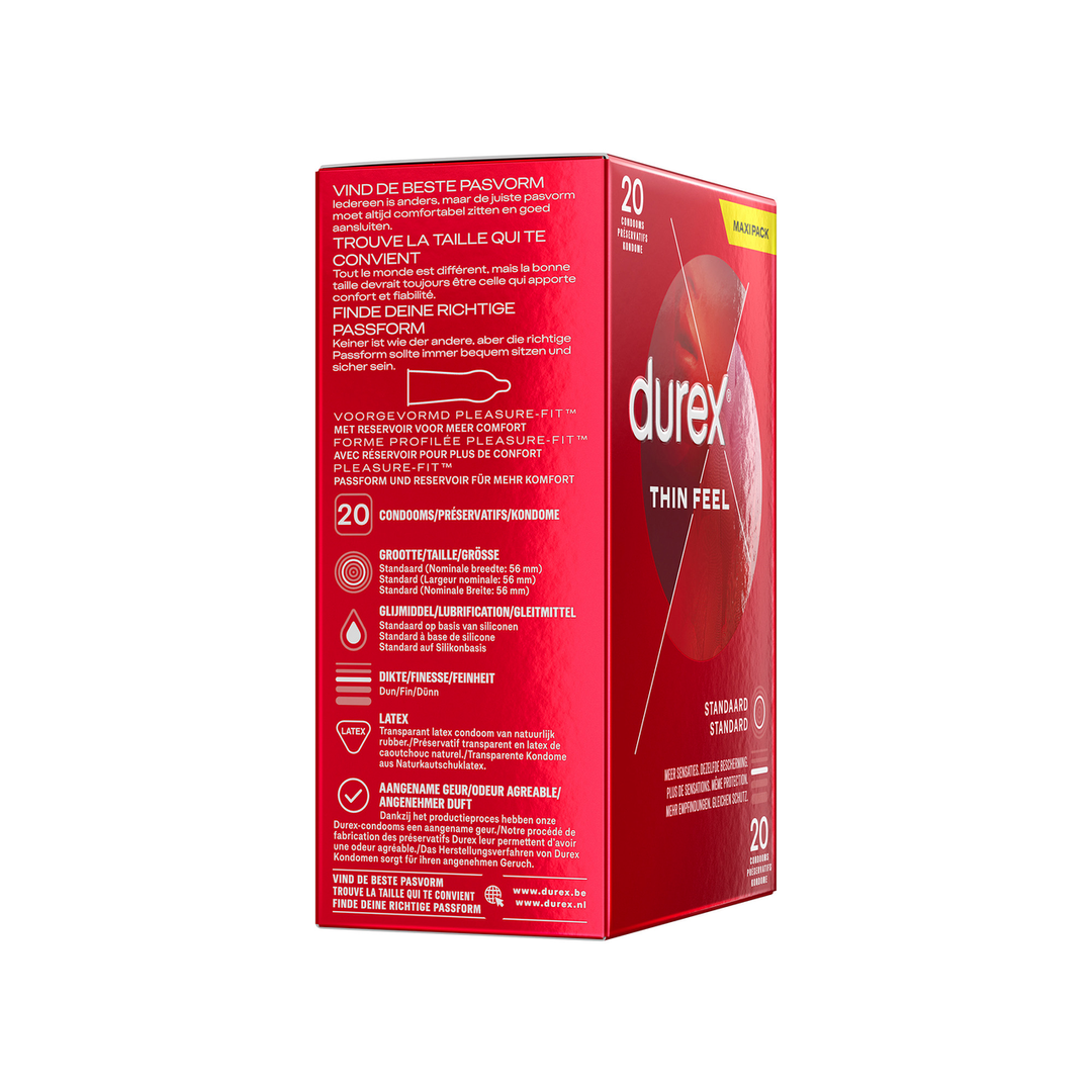 Preservativi Thin Feel – sottile 8.2 cm | Durex
