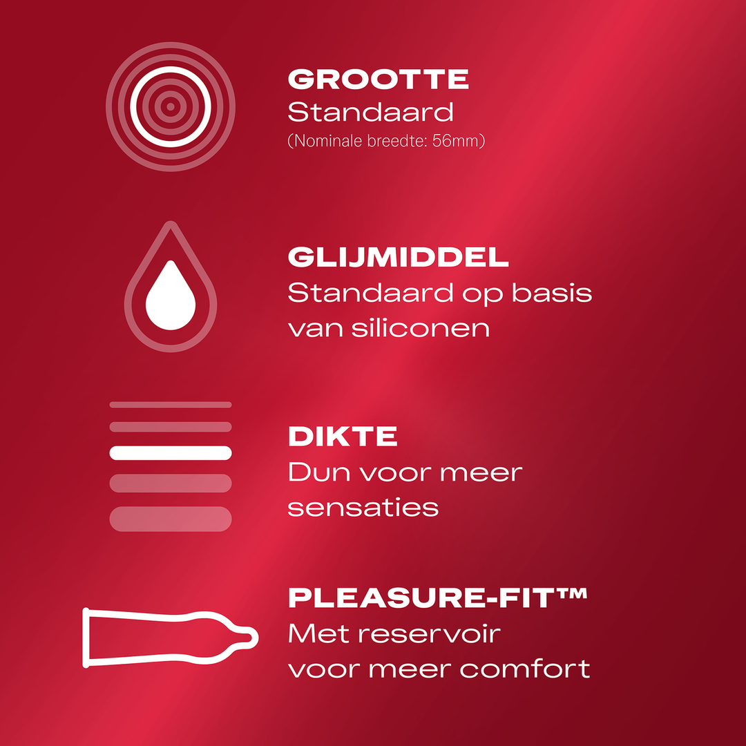Preservativi Thin Feel – sottile 6.3 cm | Durex