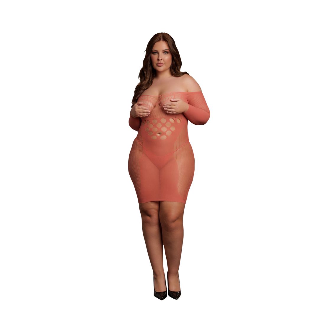 Vestito Sleeved Queen – taglie forti, rosso | Le Désir