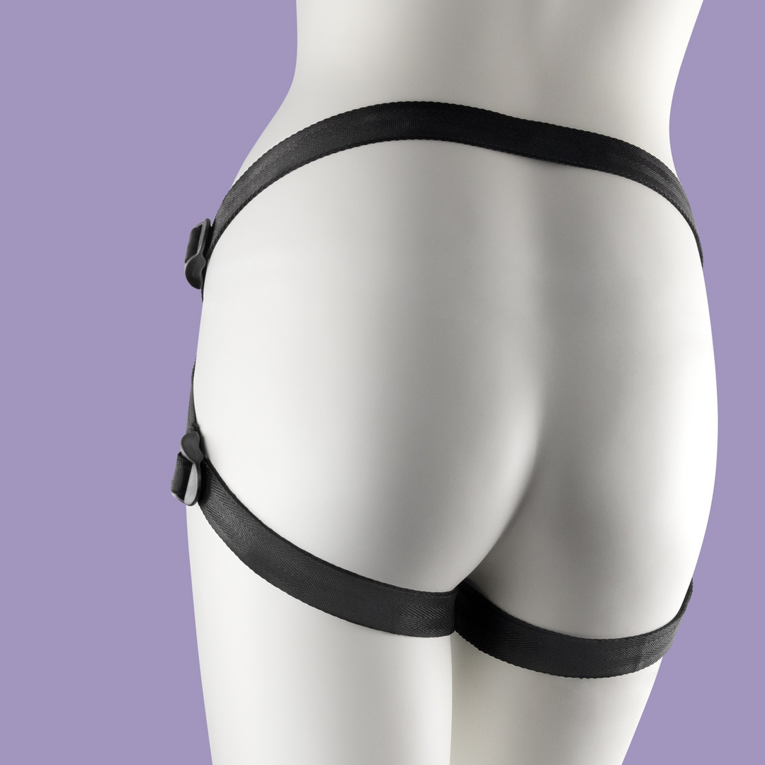 Arnês strap-on 11.5 cm – preto | Crushious
