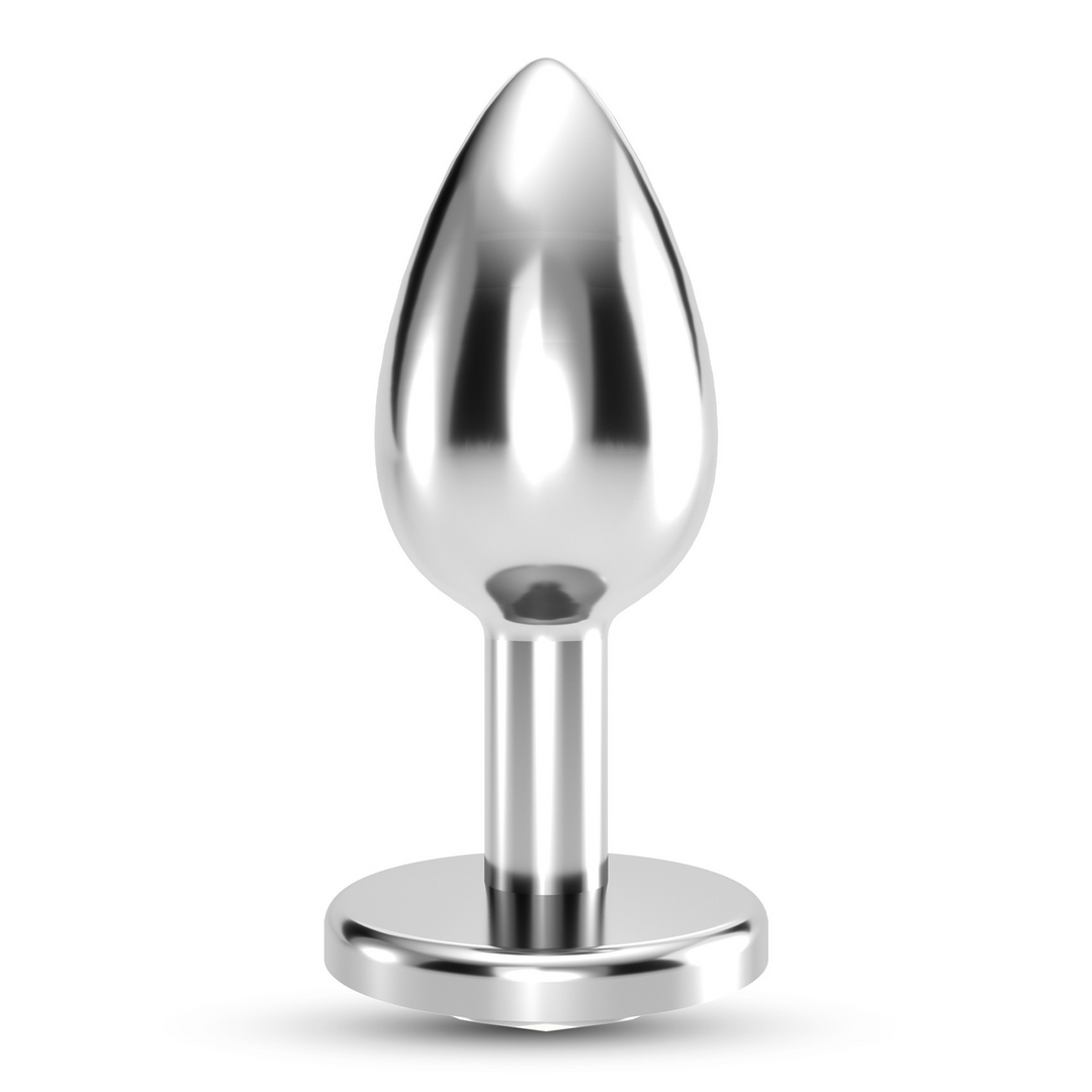Plug anal Bijou – com joia, transparente 6 cm