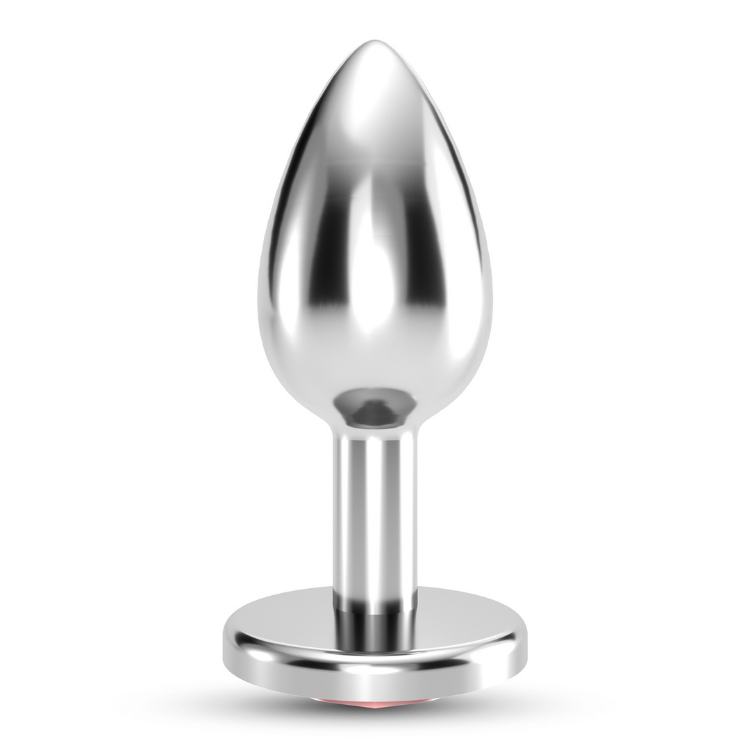 Plug anal Bijou – con joya, rojo | Crushious
