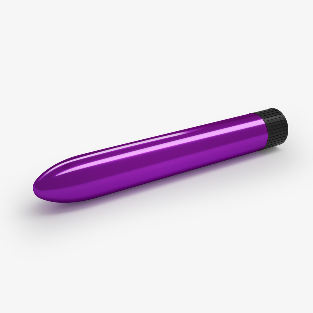 Classic vibrator 18 cm – purple | Crushious