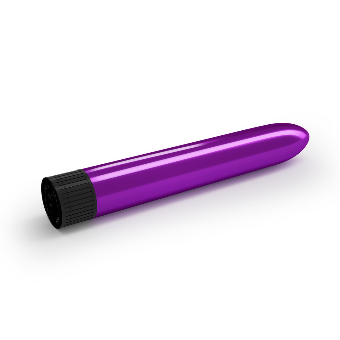 Classic vibrator 18 cm – purple | Crushious