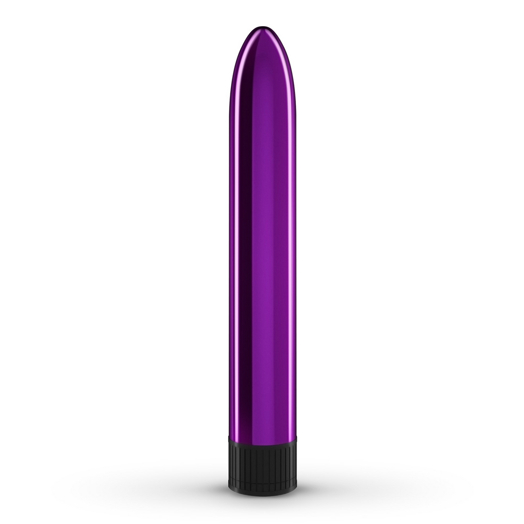 Classic vibrator 18 cm – purple | Crushious