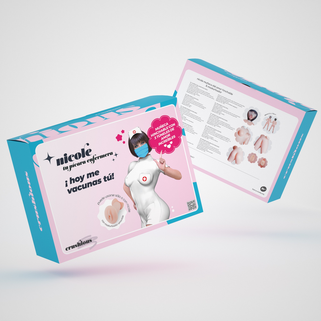 Nicole La Enfermera - Inflatable Doll with Stroker