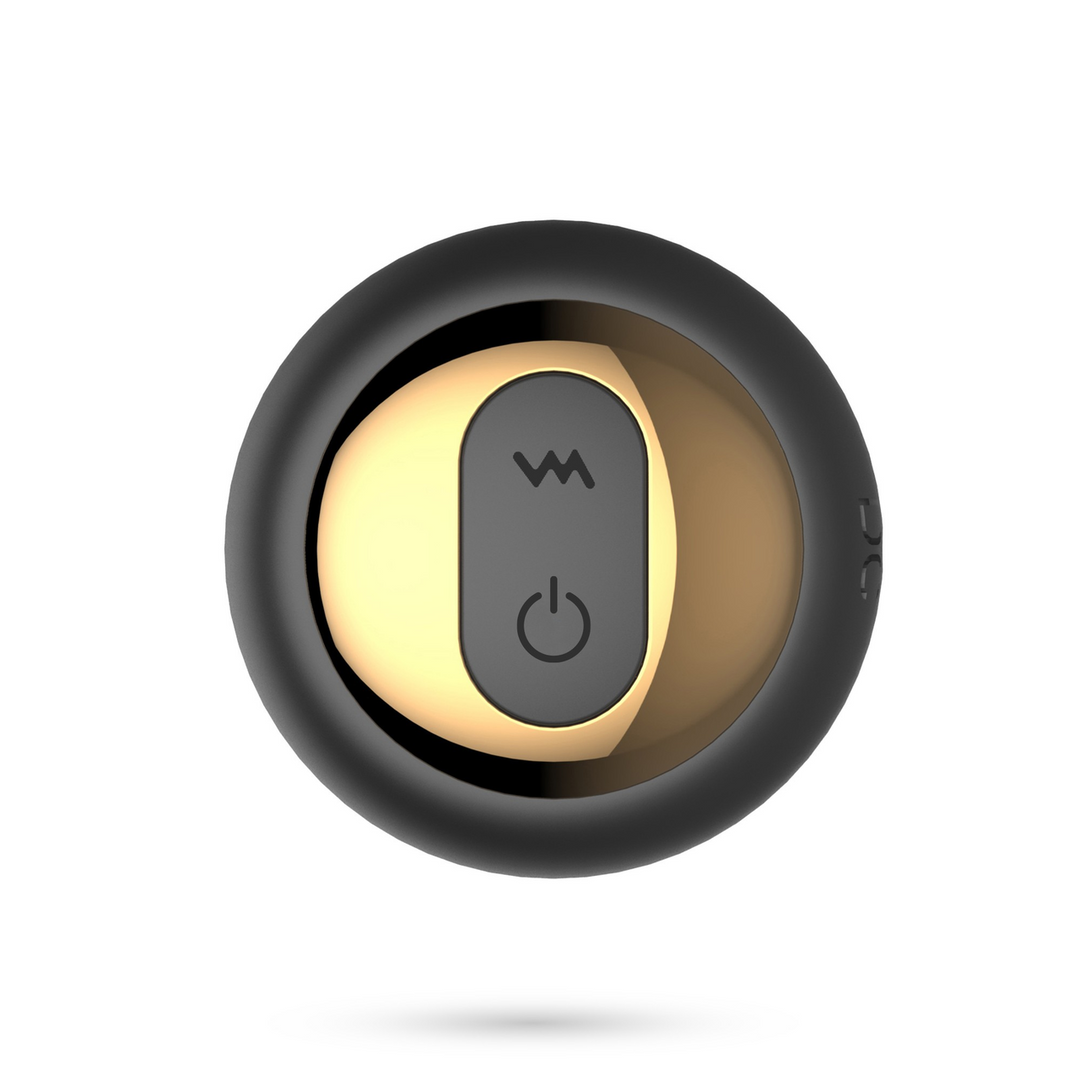 Butt plug Twister 7 functions – rotating, remote control, black