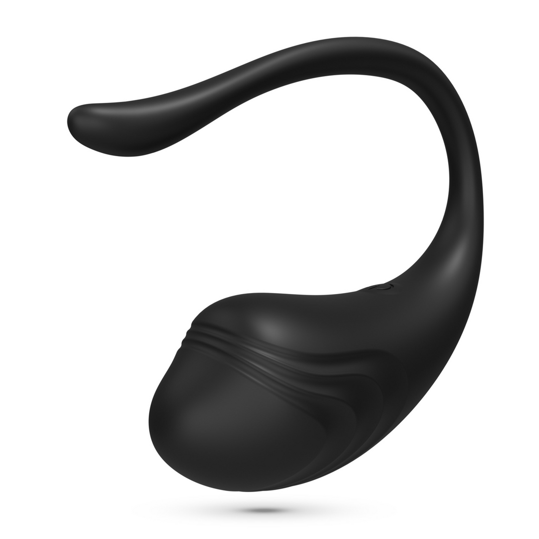 Vibrating egg Tamago 9 functions – remote control, rechargeable, black