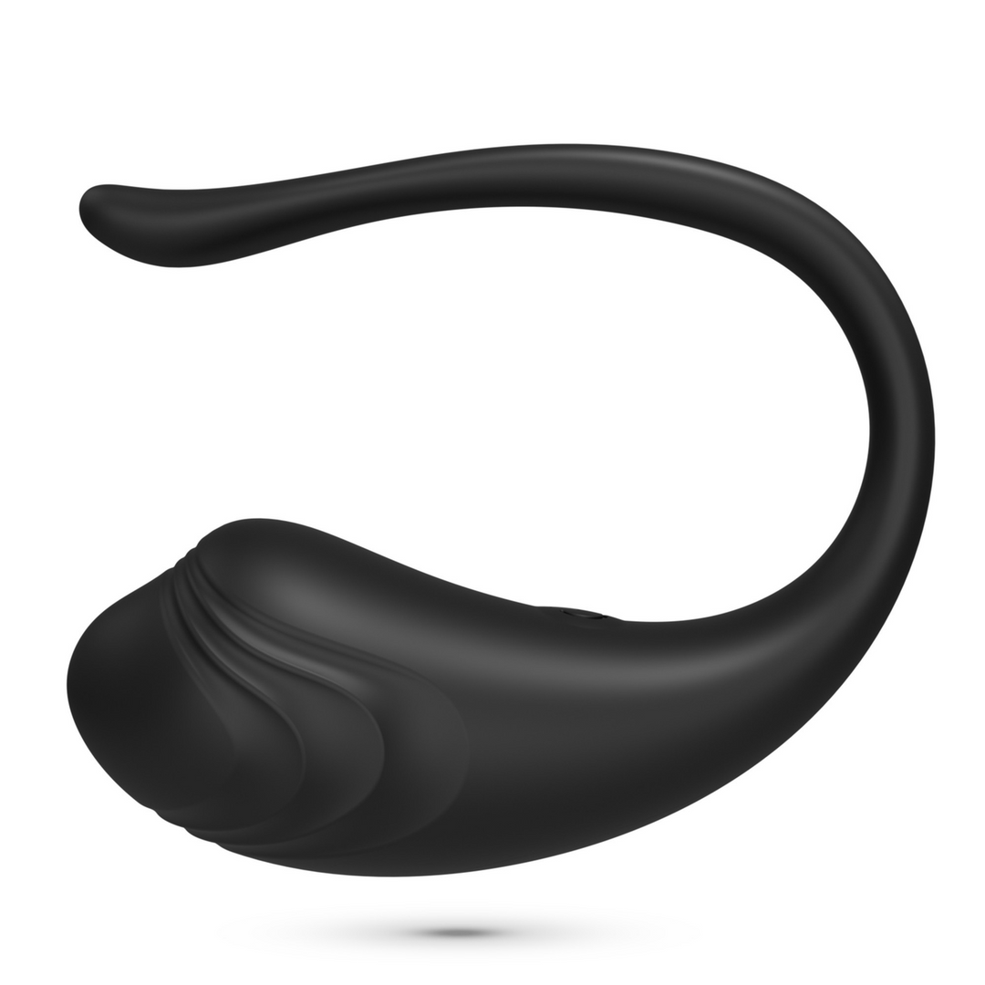 Vibrating egg Tamago 9 functions – remote control, rechargeable, black