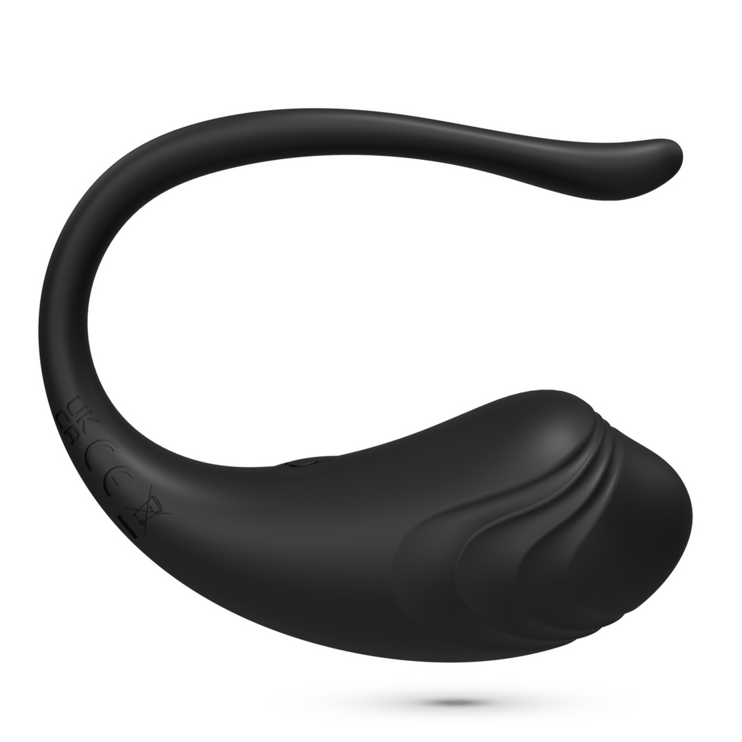 Vibrating egg Tamago 9 functions – remote control, rechargeable, black