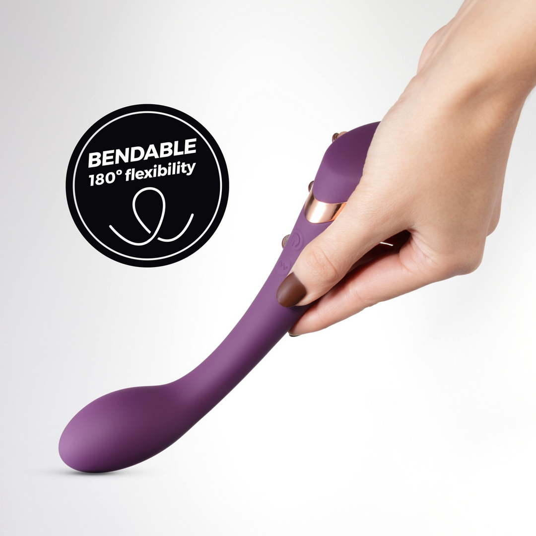 G-spot vibrator Midas 10 functions – purple | Crushious