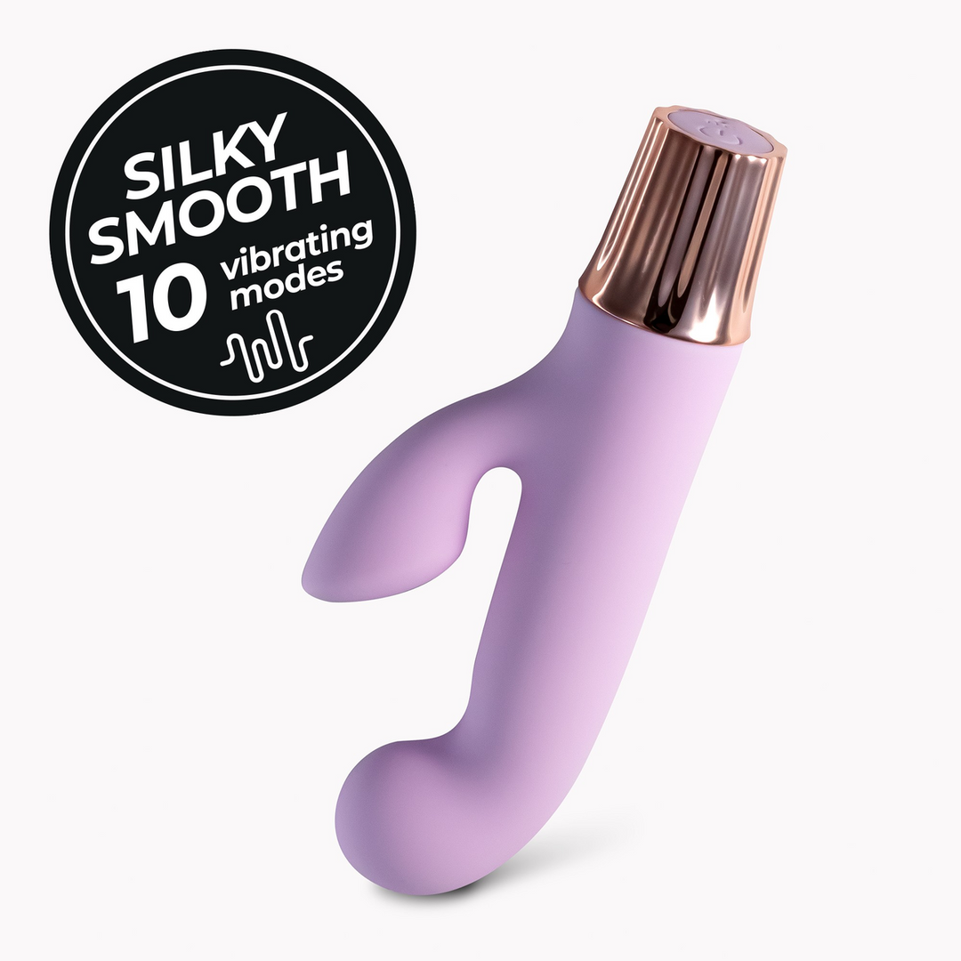 Rabbit vibrator Mellow Cony 10 functions – purple | Crushious