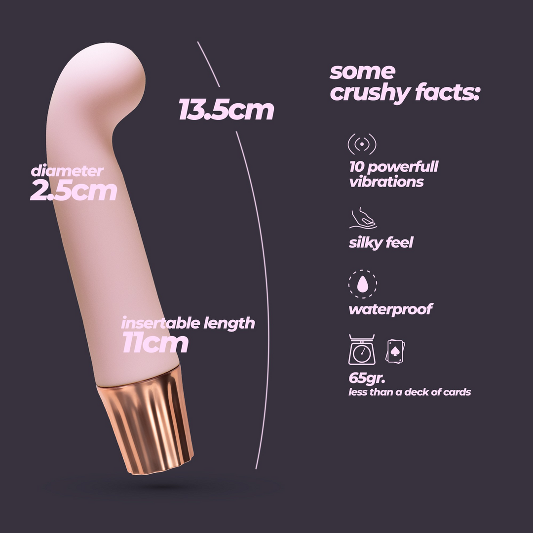 G-spot vibrator Mellow Gee 10 functions – pink | Crushious