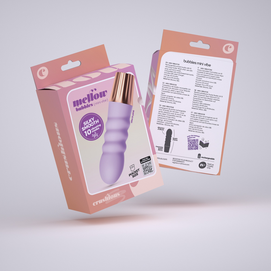 Mellow Bubbles - Mini Vibrator - Lavender
