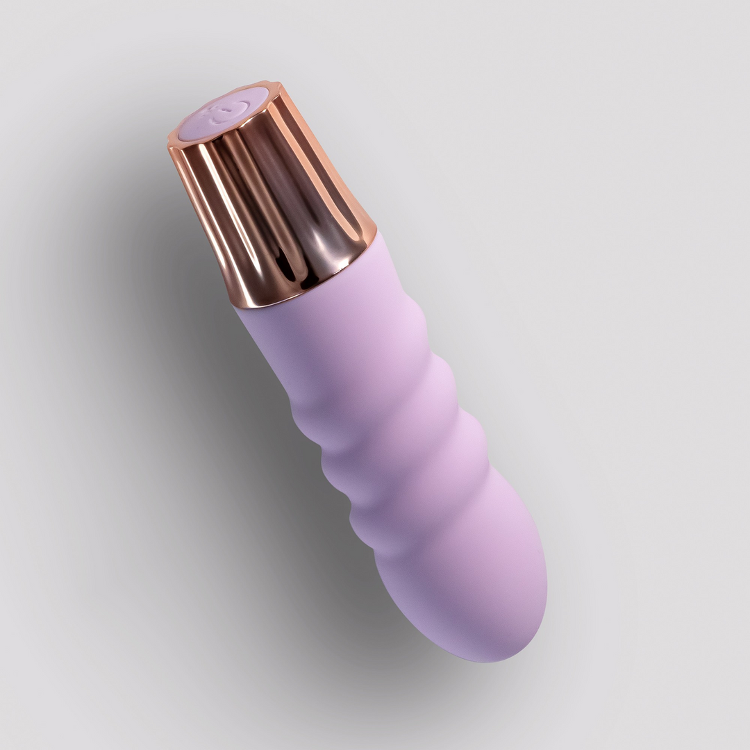 Mini vibrador Mellow Bubbles 10 funciones – morado | Crushious