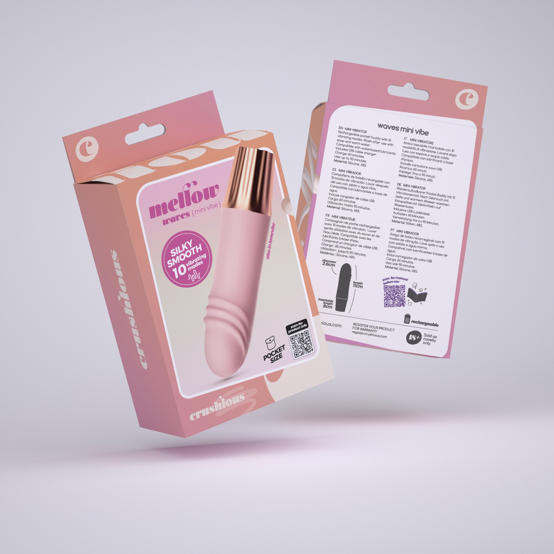 Mellow Waves - Mini Vibrator - Pink