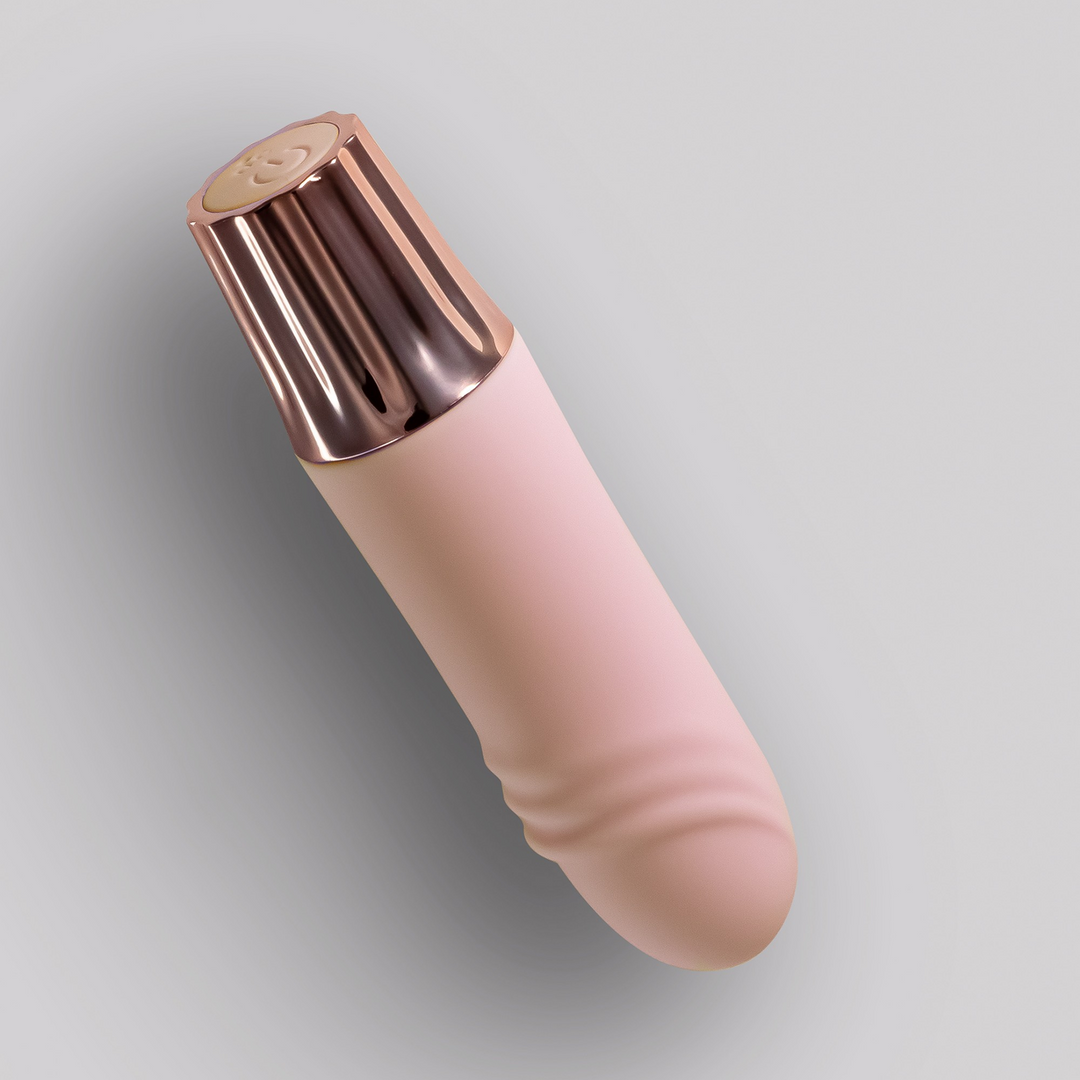 Mini vibrador Mellow Waves 10 funciones – rosa | Crushious