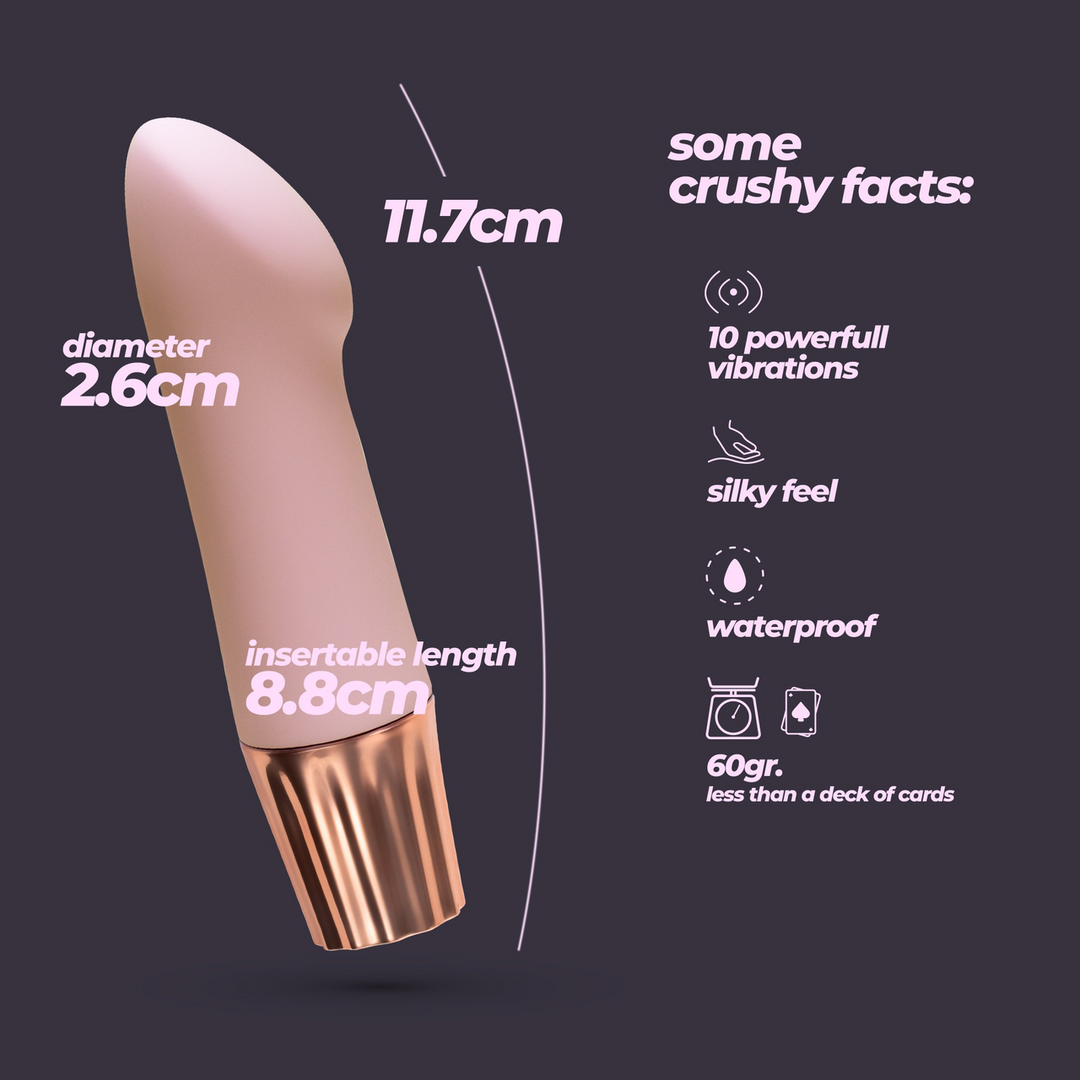 Vibrador punto G Mellow Angler 10 funciones – rosa | Crushious