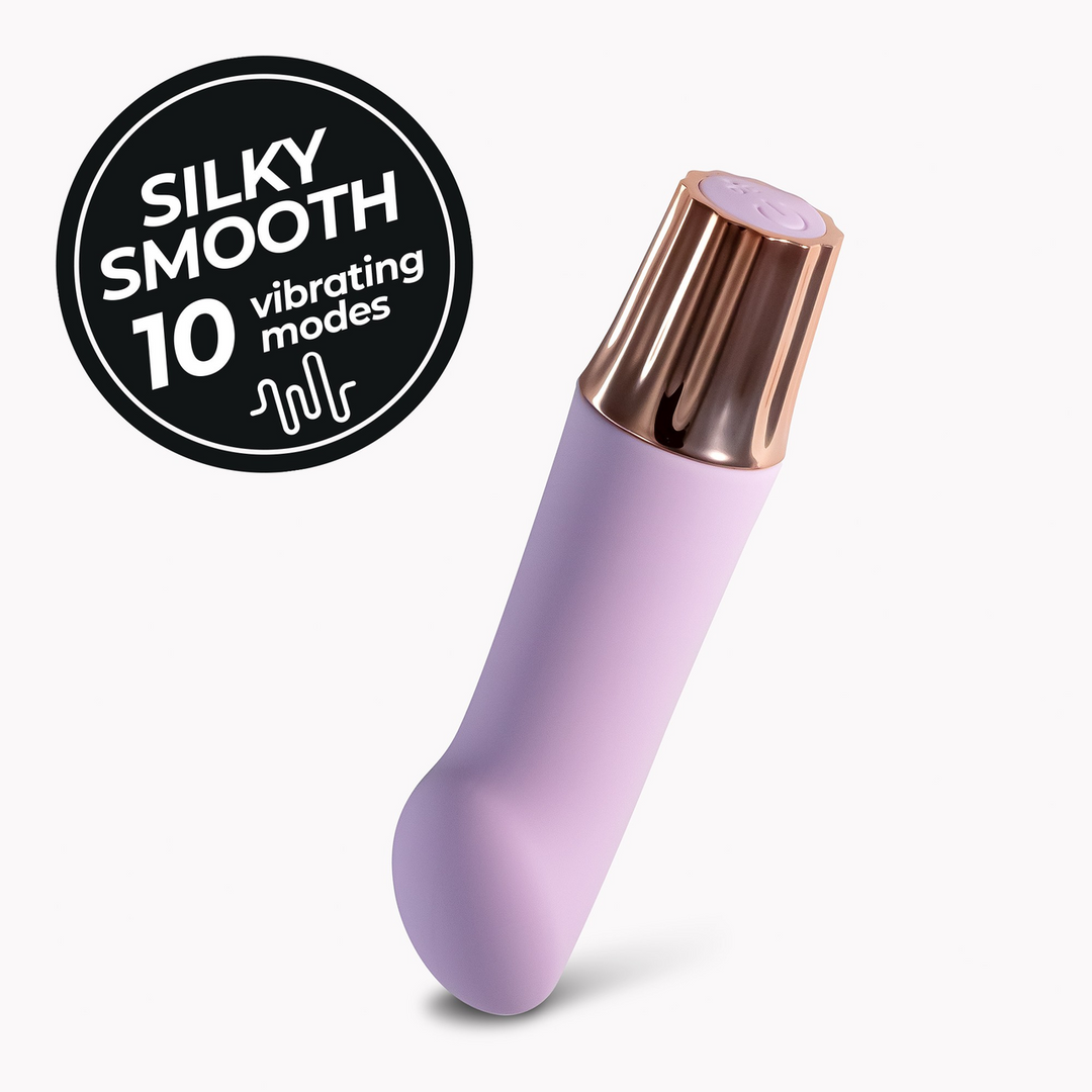 Vibrador punto G Mellow Angler 10 funciones – morado | Crushious