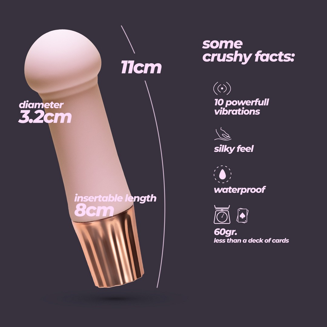 Masajeador wand Mellow Puff 10 funciones – rosa | Crushious