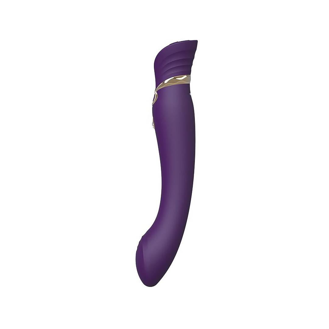 G-spot vibrator Queen 21.5 cm – app-controlled, purple | Zalo