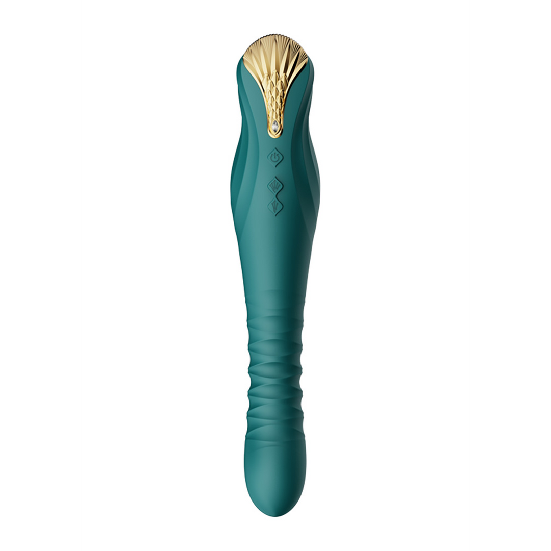 Máquina de sexo King Thrust – con empuje, verde | Zalo