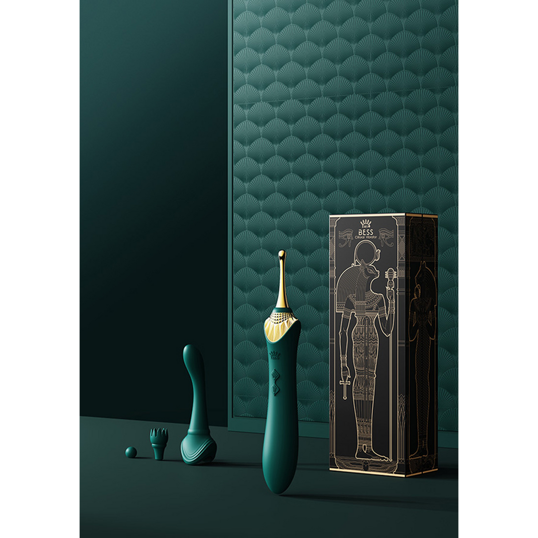 Stimolatore clitorideo Bess 21.9 cm – verde
